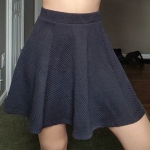 H&M Divided Black Skater Skirt XS